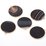 Black Banded Agate Pendant app 32x28mm