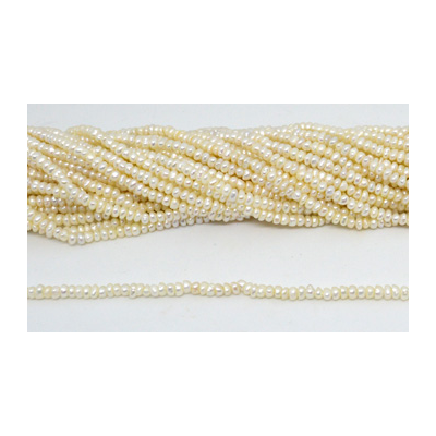 Fresh Water Pearl potato 4x5mm strand 126 beads