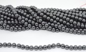 Hematite pol.round 8mm strand 54 beads-beads incl pearls-Beadthemup