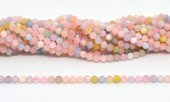 Beryl Fac.Round 4mm strand 97 beads-beads incl pearls-Beadthemup