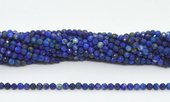 Lapis Lazuli Fac.Round 4mm strand 97 beads-beads incl pearls-Beadthemup