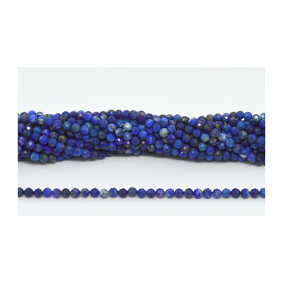 Lapis Lazuli Fac.Round 4mm strand 97 beads