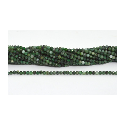 Emerald Fac.Round 4mm strand 97 beads
