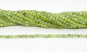Prehnite Fac.Round 4mm strand 97 beads-beads incl pearls-Beadthemup