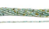 Amazonite Fac.Round 4mm strand 97 beads-beads incl pearls-Beadthemup