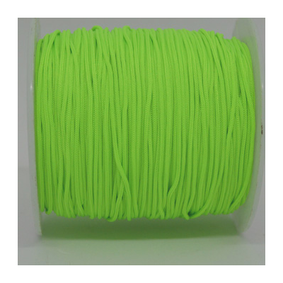 Poly Cord LIME GREEN 1mm 90 meter Roll