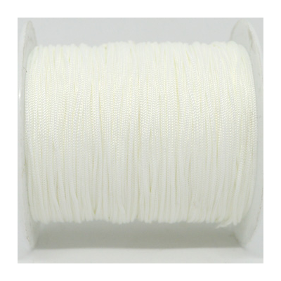 Poly Cord WHITE 1mm 90 meter roll