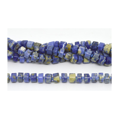 Sodalite Pol.Wheel 10x6mm strand app 48 beads