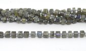 Labradorite Pol.Wheel 8x5mm strand app 50 beads-beads incl pearls-Beadthemup