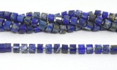 Lapis Fac.Wheel 10x7mm strand app 45 beads-beads incl pearls-Beadthemup