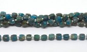 Apatite Fac.Cube 8mm Strand 36 beads-beads incl pearls-Beadthemup