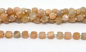 Sunstone Fac.Cube 10mm Strand 31 beads-beads incl pearls-Beadthemup