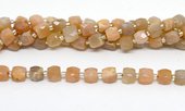 Sunstone Fac.Cube 10mm Strand 31 beads-beads incl pearls-Beadthemup