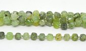 Prehnite Fac.Cube 10mm Strand 31 beads-beads incl pearls-Beadthemup