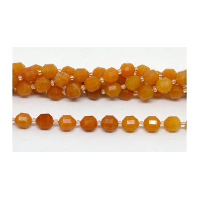 Red Aventurine fac.Energy bar cut 10mm str 31 beads