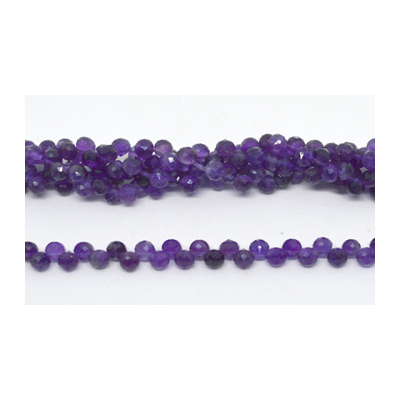 Amethyst top drill Fac.Onion 6mm strand 89 beads