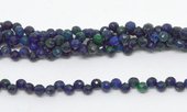 Chrysocolla top drill Fac.Onion 6mm strand 89 beads-beads incl pearls-Beadthemup