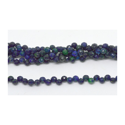 Chrysocolla top drill Fac.Onion 6mm strand 89 beads