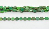 Chrysoprase Fac.flat oval 8x10mm strand 40 beads  -beads incl pearls-Beadthemup