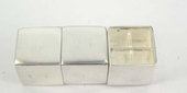 Sterling Silver Clasp 12x23mm double cube Magnetic-findings-Beadthemup