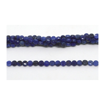 Sodalite Fac.Flat round 6mm strand 65 beads