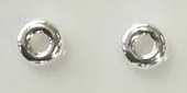 Sterling Silver AT Bead Rondel 4.2x2.3mm 20 pack-findings-Beadthemup
