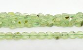 Prehnite Fac.Flat Square 8mm strand 49 beads-beads incl pearls-Beadthemup
