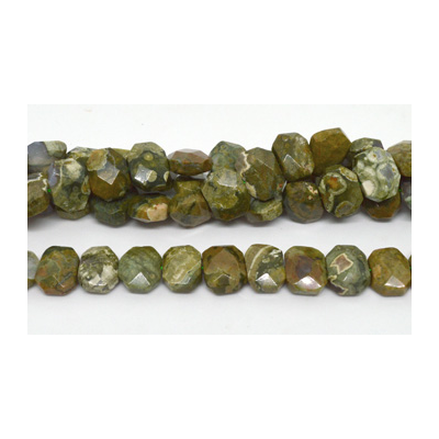 Rhyolite Fac.Flat Rectangle 140x14mm strand 37 beads