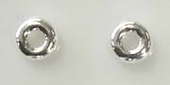 Sterling Silver AT Bead Rondel 5.3x2.8mm 10 pack-findings-Beadthemup