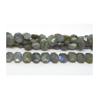 Labradorite Fac.Flat Rectangle 140x14mm strand 37 beads