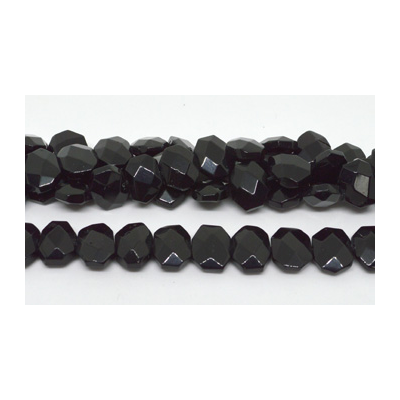Onyx  Fac.Flat Rectangle 140x14mm strand 37 beads