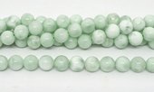 Green Angelite Pol Round 10mm stand 39 beads-beads incl pearls-Beadthemup