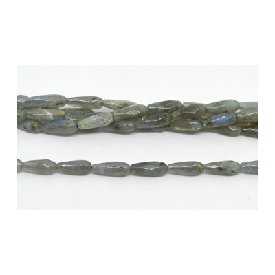 Labradorite Fac. Teardrop 6x16mm strand 26 beads