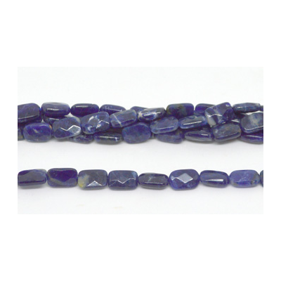 Sodalite Fac.Flat Rectangle 8x12mm strand 33 beads