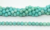 Amazonite Fac.Round  10mm strand 41 beads-beads incl pearls-Beadthemup