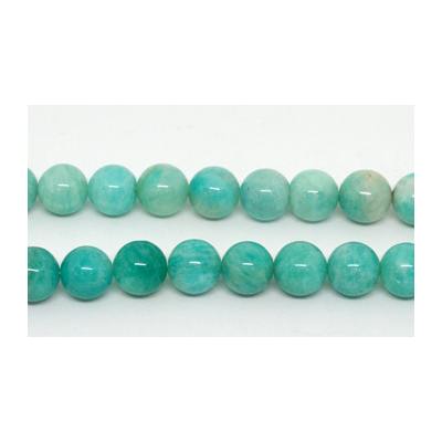 Amazonite Pol.Round 14mm strand 30 beads