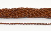 Red Jasper Fac.Round 2.4mm strand 135 beads-beads incl pearls-Beadthemup