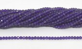 Amethyst Fac.Round 3mm strand 100 beads-beads incl pearls-Beadthemup