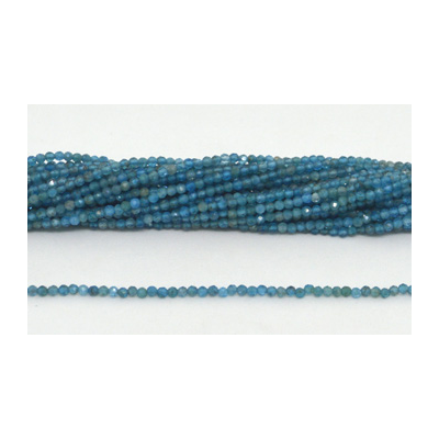 Neon Apatite Fac.Round 2mm strand 168 beads