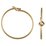 14k Gold filled Beading Hoop .7x15mm pair