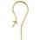 14k gold filled 3mm pearl cup sheppard 0.76 pair