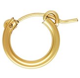 14k gold filled hoop 2.3x13mm pair-findings-Beadthemup