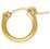 14k gold filled hoop 2.3x13mm pair