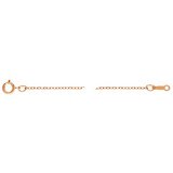 14k ROSE gold filled cable chain 1.3mm 40cm-findings-Beadthemup