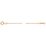 14k ROSE gold filled cable chain 1.3mm 40cm