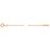 14k ROSE gold filled cable chain 1.3mm 45cm