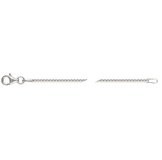 Sterling Silver Chain bead 1.5mm chain 40cm-findings-Beadthemup