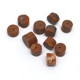 matt northern Cape Jasper rondel 11x7mm EACH BEAD-beads incl pearls-Beadthemup