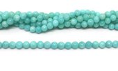 Amazonite Peru AA pol.Round 6mm Strand 60 beads-beads incl pearls-Beadthemup