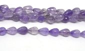 Amethyst Cape 15x20mm Teardrop PAIR-beads incl pearls-Beadthemup